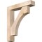 Ekena Millwork Westlake Block Smooth Bracket w/ Offset Brace, Douglas Fir, 5 1/2"W x 26"D x 30"H BKT0604X26X30WTL05SDF - alternate 1